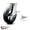 Service Caster 8 Inch Kingpinless Rubber on Steel Wheel Caster with Brake and Swivel Lock SCC SCC-KP30S820-RSR-SLB-BSL - alternate 4